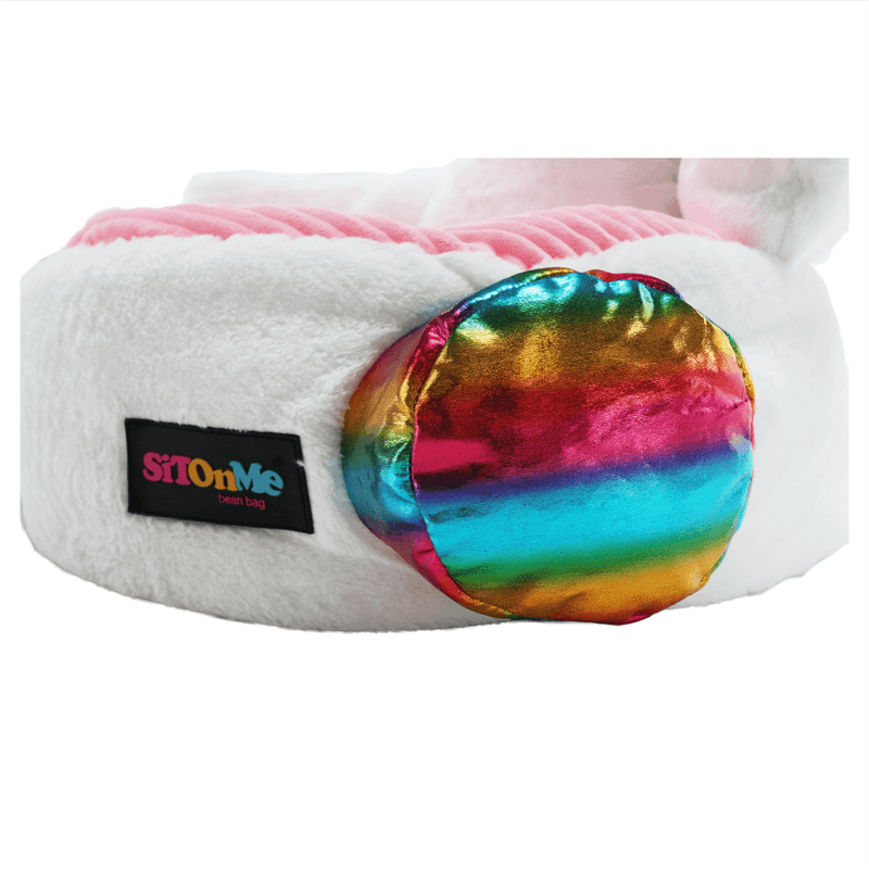 Casa si Gradina - Mobilier - Scaune si fotolii - Fotolii - Fotoliu tip sac unicorn, alb/roz/amestec de culori, BUFEL - Infinity.ro