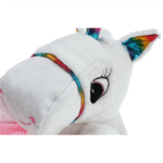 Casa si Gradina - Mobilier - Scaune si fotolii - Fotolii - Fotoliu tip sac unicorn, alb/roz/amestec de culori, BUFEL - Infinity.ro
