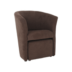 Casa si Gradina - Mobilier - Scaune si fotolii - Fotolii - Fotoliu de club cu taburet, maro, ROSE - Infinity.ro