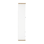 Casa si Gradina - Mobilier - Dulapuri si sifoniere - Dulapuri - Vitrina MZ4, alb / stejar grand, LEON - Infinity.ro