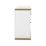 Casa si Gradina - Mobilier - Comode si corpuri - Comode - Scrin MZ10, alb / stejar grand, LEON - Infinity.ro