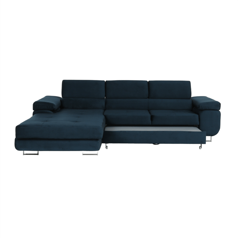 Casa si Gradina - Mobilier - Canapele si coltare - Coltare - Coltar, albastru, model stanga, AMARETA Coltar MIC - Infinity.ro