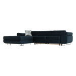 Casa si Gradina - Mobilier - Canapele si coltare - Coltare - Coltar, albastru, model stanga, AMARETA Coltar MIC - Infinity.ro