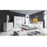 Casa si Gradina - Mobilier - Dulapuri si sifoniere - Dulapuri - Dulap, alb/stejar grandson/luciu alb, CITY - Infinity.ro