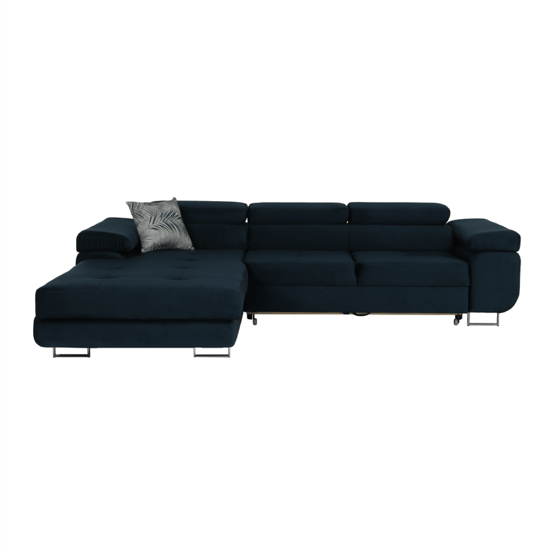 Casa si Gradina - Mobilier - Canapele si coltare - Coltare - Coltar, albastru, model stanga, AMARETA Coltar MIC - Infinity.ro