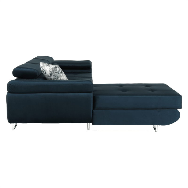 Casa si Gradina - Mobilier - Canapele si coltare - Coltare - Coltar, albastru, model stanga, AMARETA Coltar MIC - Infinity.ro
