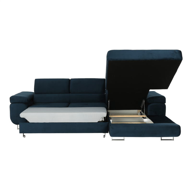 Casa si Gradina - Mobilier - Canapele si coltare - Coltare - Coltar, albastru, model dreapta, AMARETA Coltar MIC - Infinity.ro