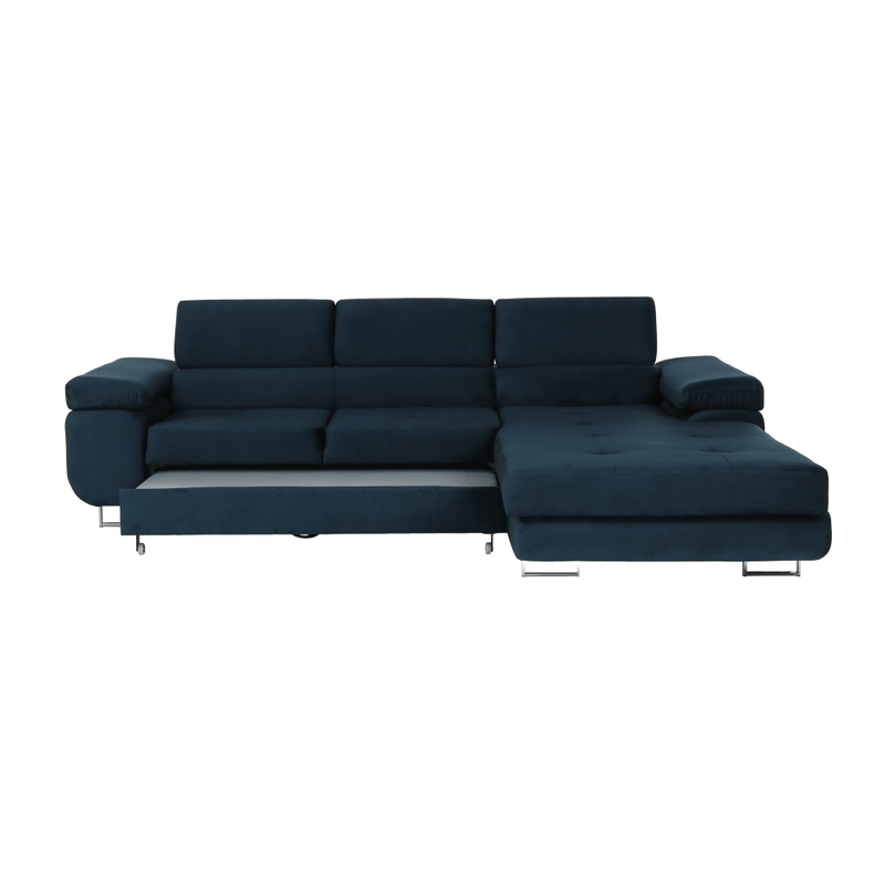 Casa si Gradina - Mobilier - Canapele si coltare - Coltare - Coltar, albastru, model dreapta, AMARETA Coltar MIC - Infinity.ro