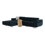 Casa si Gradina - Mobilier - Canapele si coltare - Coltare - Coltar, albastru, model stanga, AMARETA Coltar MIC - Infinity.ro