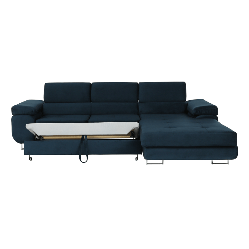 Casa si Gradina - Mobilier - Canapele si coltare - Coltare - Coltar, albastru, model dreapta, AMARETA Coltar MIC - Infinity.ro