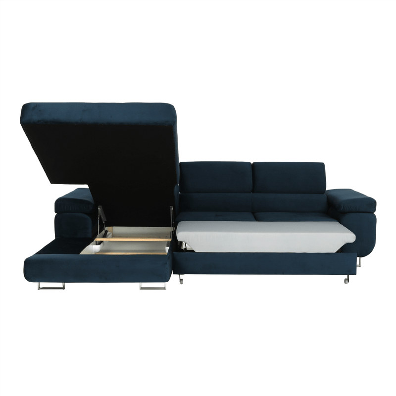 Casa si Gradina - Mobilier - Canapele si coltare - Coltare - Coltar, albastru, model stanga, AMARETA Coltar MIC - Infinity.ro