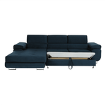 Casa si Gradina - Mobilier - Canapele si coltare - Coltare - Coltar, albastru, model stanga, AMARETA Coltar MIC - Infinity.ro