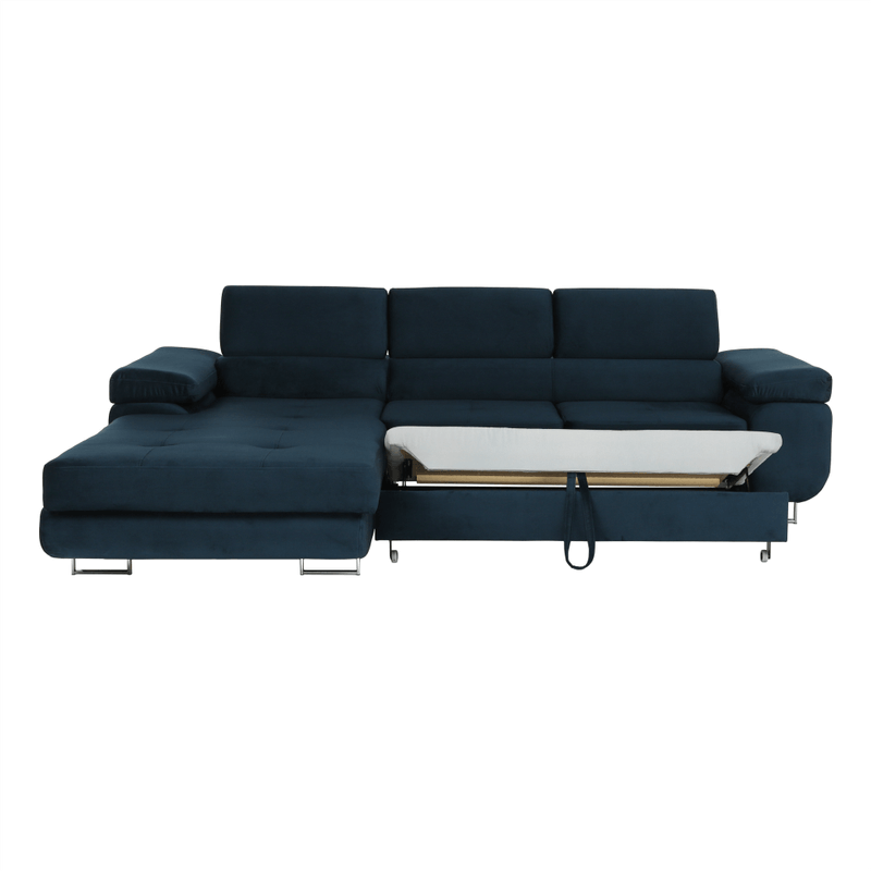 Casa si Gradina - Mobilier - Canapele si coltare - Coltare - Coltar, albastru, model stanga, AMARETA Coltar MIC - Infinity.ro
