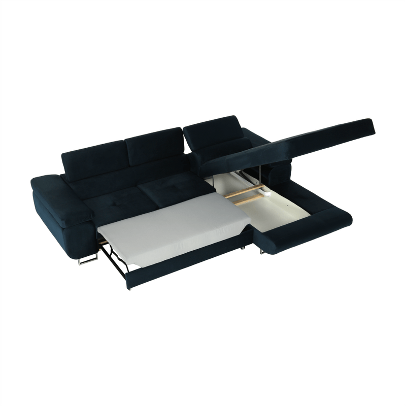 Casa si Gradina - Mobilier - Canapele si coltare - Coltare - Coltar, albastru, model dreapta, AMARETA Coltar MIC - Infinity.ro