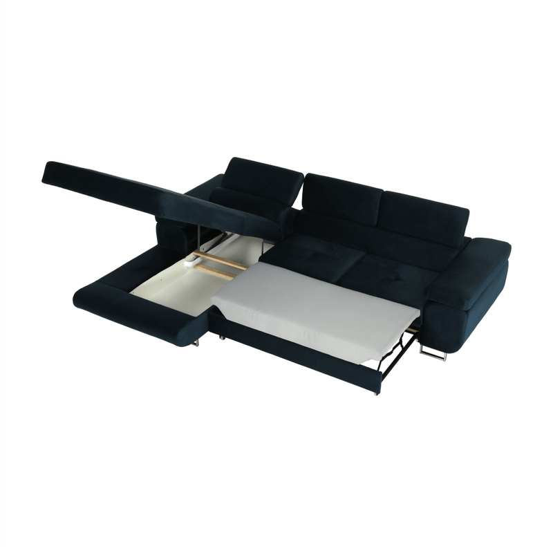 Casa si Gradina - Mobilier - Canapele si coltare - Coltare - Coltar, albastru, model stanga, AMARETA Coltar MIC - Infinity.ro