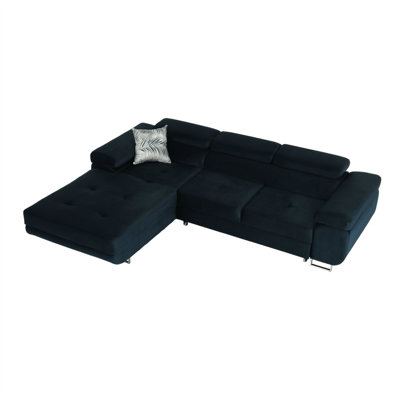 Casa si Gradina - Mobilier - Canapele si coltare - Coltare - Coltar, albastru, model stanga, AMARETA Coltar MIC - Infinity.ro