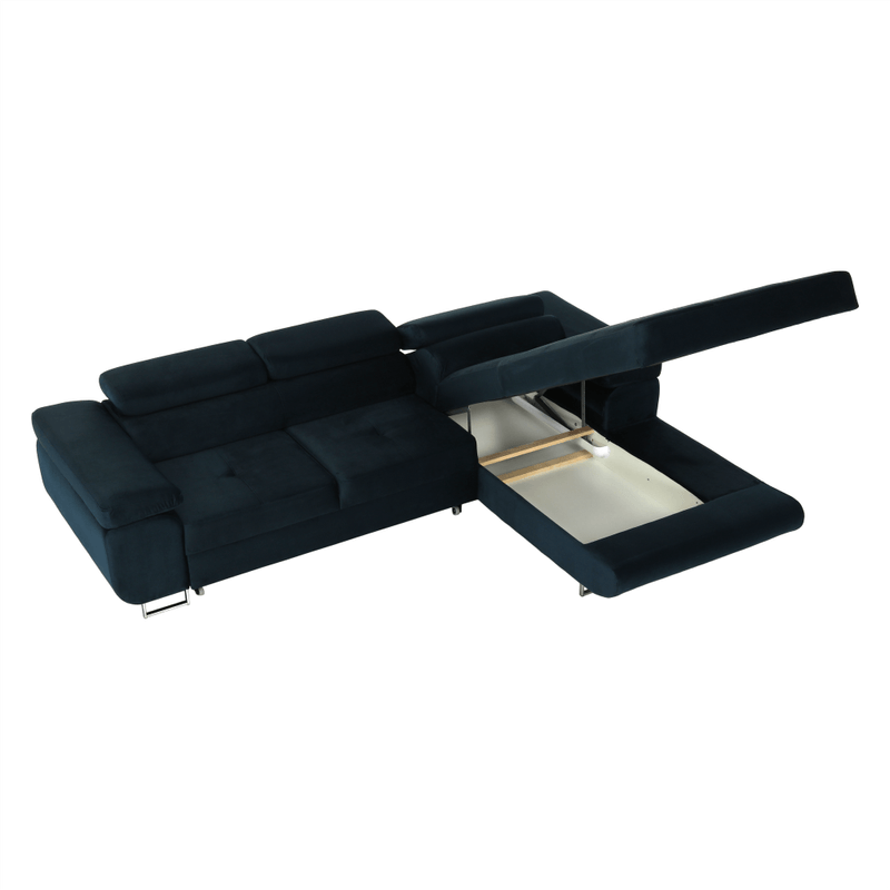 Casa si Gradina - Mobilier - Canapele si coltare - Coltare - Coltar, albastru, model dreapta, AMARETA Coltar MIC - Infinity.ro