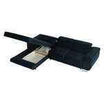 Casa si Gradina - Mobilier - Canapele si coltare - Coltare - Coltar, albastru, model stanga, AMARETA Coltar MIC - Infinity.ro