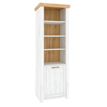 Casa si Gradina - Mobilier - Biblioteci si rafturi - Rafturi - Raft R, stejar craft auriu / stejar craft alb, SUDBURY - Infinity.ro