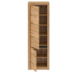 Casa si Gradina - Mobilier - Dulapuri si sifoniere - Dulapuri - Dulap cu polite V1, stejar wotan, stanga, TORONTA - Infinity.ro