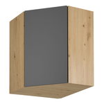 Casa si Gradina - Mobilier - Dulapuri si sifoniere - Dulapuri - Dulap superior, stejar artizanal / gri mat, LANGEN G60N - Infinity.ro