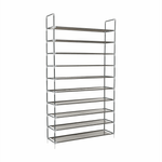 Casa si Gradina - Mobilier - Dulapuri si sifoniere - Dulapuri pantofi - Pantofar 10 randuri, gri, FILOU - Infinity.ro