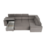 Casa si Gradina - Mobilier - Canapele si coltare - Coltare - Coltar, gri maroniu Taupe, model stanga, SEGORIA ROH U - Infinity.ro