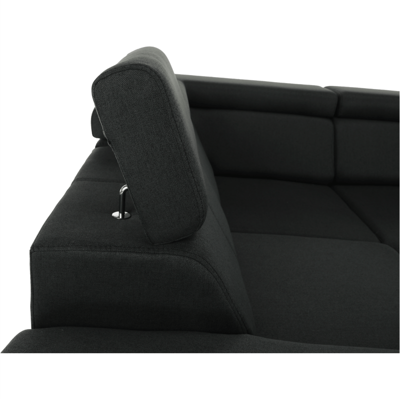 Casa si Gradina - Mobilier - Canapele si coltare - Coltare - Coltar, gri inchis, model dreapta, SEGORIA ROH U - Infinity.ro