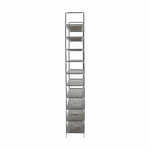 Casa si Gradina - Mobilier - Dulapuri si sifoniere - Dulapuri pantofi - Pantofar 10 randuri, gri, FILOU - Infinity.ro