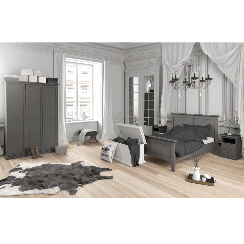 Casa si Gradina - Mobilier - Paturi si accesorii - Paturi - Pat, gri, 180x200, PARIS - Infinity.ro