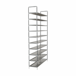 Casa si Gradina - Mobilier - Dulapuri si sifoniere - Dulapuri pantofi - Pantofar 10 randuri, gri, FILOU - Infinity.ro