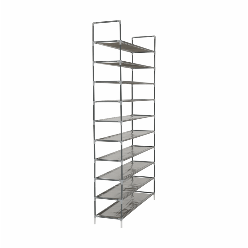 Casa si Gradina - Mobilier - Dulapuri si sifoniere - Dulapuri pantofi - Pantofar 10 randuri, gri, FILOU - Infinity.ro