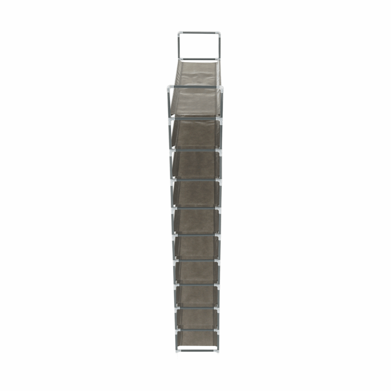 Casa si Gradina - Mobilier - Dulapuri si sifoniere - Dulapuri pantofi - Pantofar 10 randuri, gri, FILOU - Infinity.ro