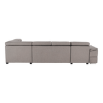 Casa si Gradina - Mobilier - Canapele si coltare - Coltare - Coltar, gri maroniu Taupe, model stanga, SEGORIA ROH U - Infinity.ro