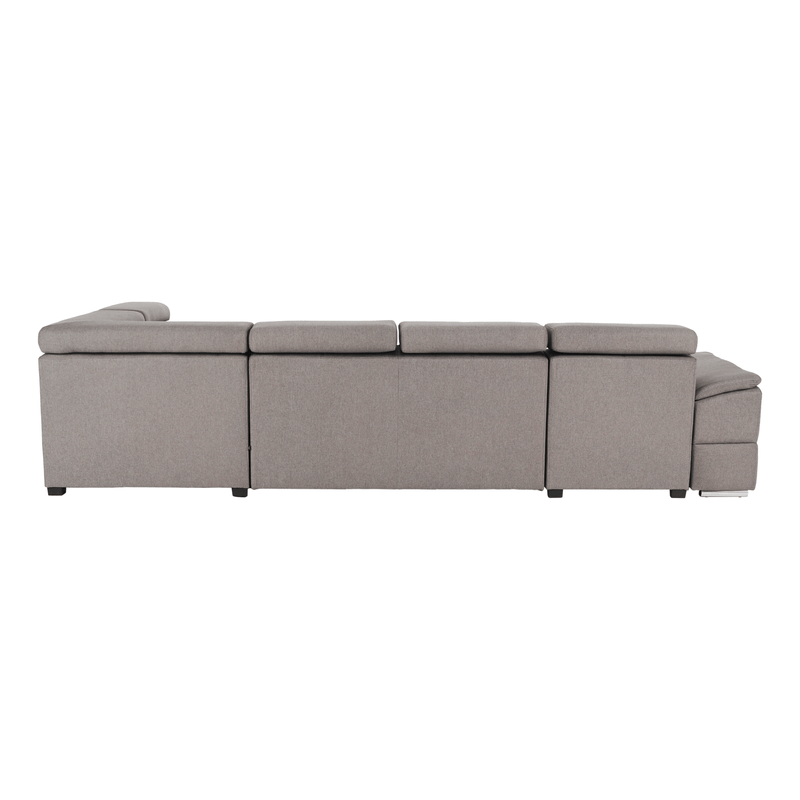 Casa si Gradina - Mobilier - Canapele si coltare - Coltare - Coltar, gri maroniu Taupe, model stanga, SEGORIA ROH U - Infinity.ro