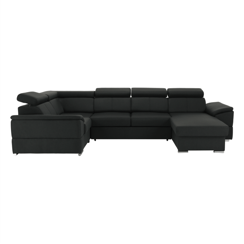 Casa si Gradina - Mobilier - Canapele si coltare - Coltare - Coltar, gri inchis, model dreapta, SEGORIA ROH U - Infinity.ro