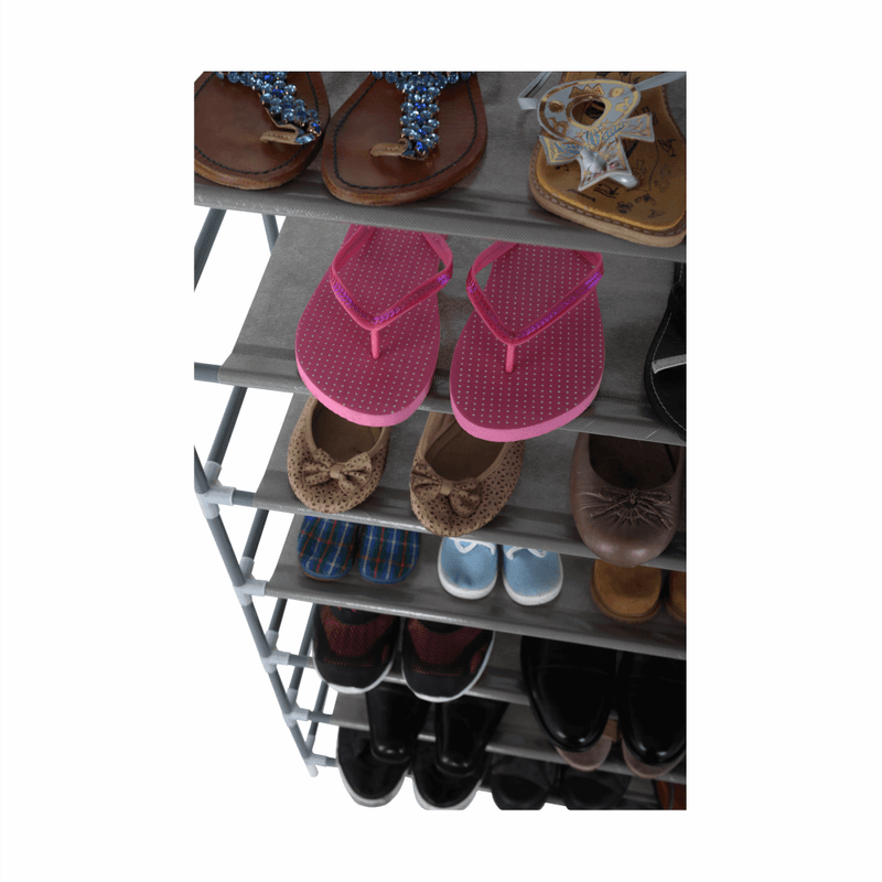 Casa si Gradina - Mobilier - Dulapuri si sifoniere - Dulapuri pantofi - Pantofar 10 randuri, gri, FILOU - Infinity.ro