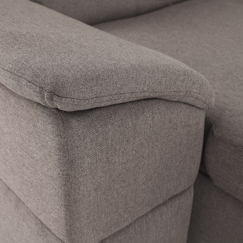 Casa si Gradina - Mobilier - Canapele si coltare - Coltare - Coltar, gri maroniu Taupe, model stanga, SEGORIA ROH U - Infinity.ro