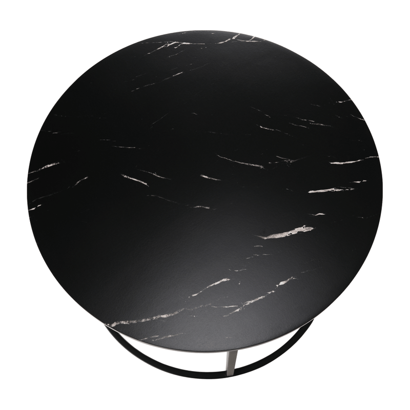 Casa si Gradina - Mobilier - Mese si birouri - Masute de cafea - Masuta de cafea, marmura neagra / metal negru, GAGIN - Infinity.ro