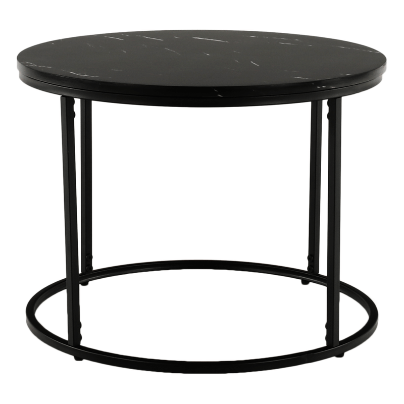 Casa si Gradina - Mobilier - Mese si birouri - Masute de cafea - Masuta de cafea, marmura neagra / metal negru, GAGIN - Infinity.ro