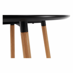 Casa si Gradina - Mobilier - Mese si birouri - Mese living - Masa de bar, negru/stejar, diametru 60 cm, IMAM - Infinity.ro