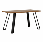 Casa si Gradina - Mobilier - Mese si birouri - Mese bucatarie si dining - Masa dining, stejar/negru, 140x83 cm, PEDAL - Infinity.ro