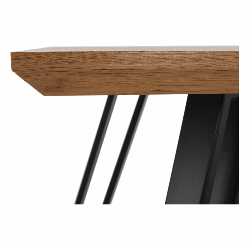 Casa si Gradina - Mobilier - Mese si birouri - Mese bucatarie si dining - Masa dining, stejar/negru, 140x83 cm, PEDAL - Infinity.ro