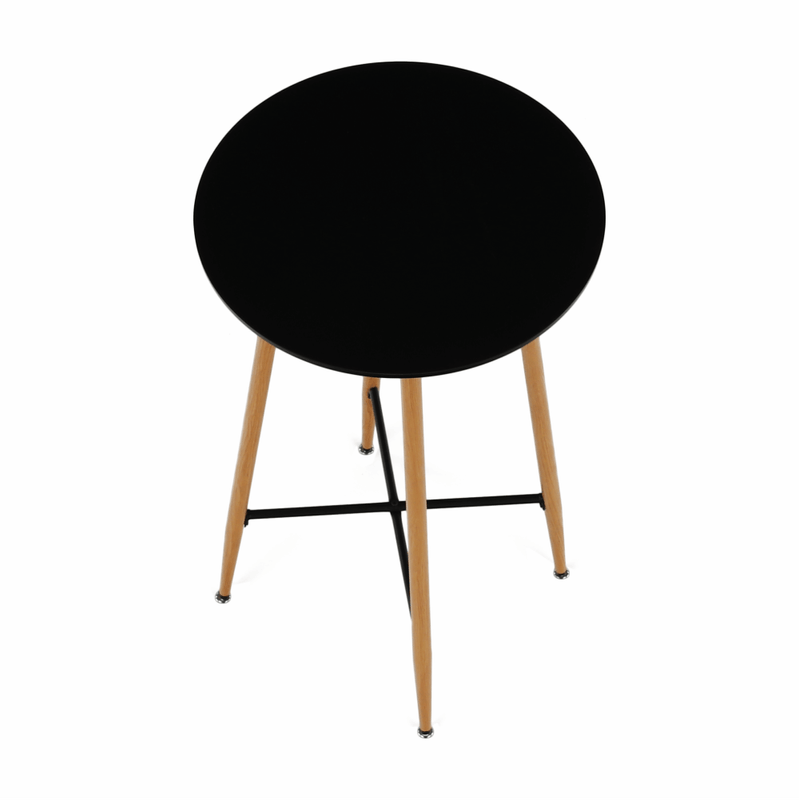 Casa si Gradina - Mobilier - Mese si birouri - Mese living - Masa de bar, negru/stejar, diametru 60 cm, IMAM - Infinity.ro