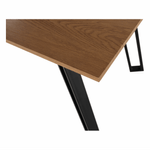 Casa si Gradina - Mobilier - Mese si birouri - Mese bucatarie si dining - Masa dining, stejar/negru, 140x83 cm, PEDAL - Infinity.ro