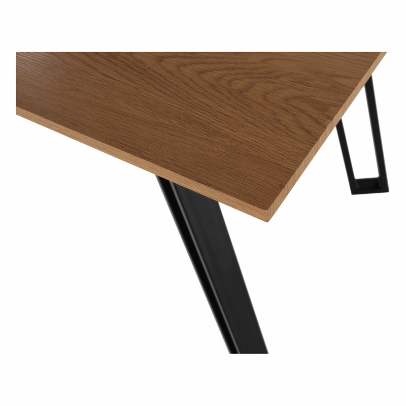 Casa si Gradina - Mobilier - Mese si birouri - Mese bucatarie si dining - Masa dining, stejar/negru, 140x83 cm, PEDAL - Infinity.ro