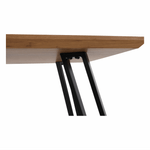 Casa si Gradina - Mobilier - Mese si birouri - Mese bucatarie si dining - Masa dining, stejar/negru, 140x83 cm, PEDAL - Infinity.ro