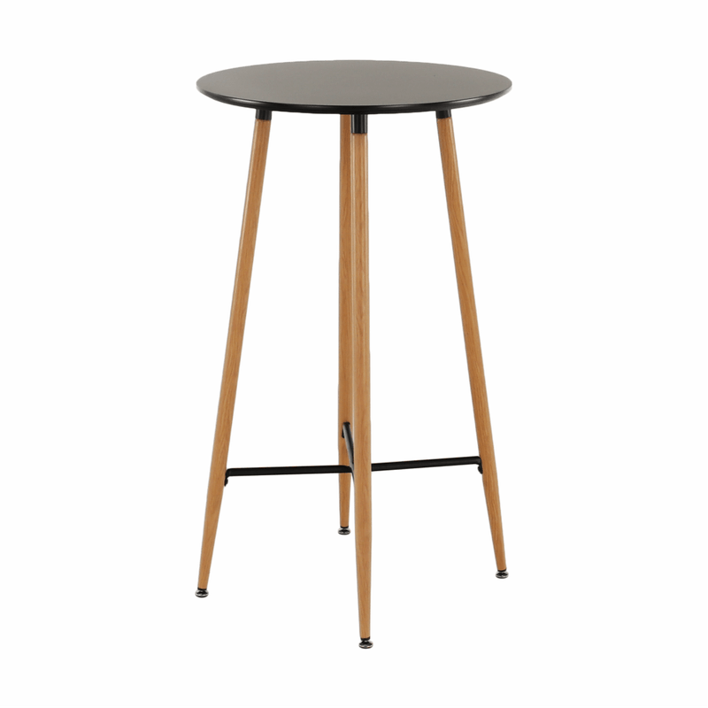 Casa si Gradina - Mobilier - Mese si birouri - Mese living - Masa de bar, negru/stejar, diametru 60 cm, IMAM - Infinity.ro