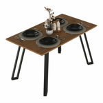 Casa si Gradina - Mobilier - Mese si birouri - Mese bucatarie si dining - Masa dining, stejar/negru, 140x83 cm, PEDAL - Infinity.ro