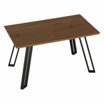 Casa si Gradina - Mobilier - Mese si birouri - Mese bucatarie si dining - Masa dining, stejar/negru, 140x83 cm, PEDAL - Infinity.ro
